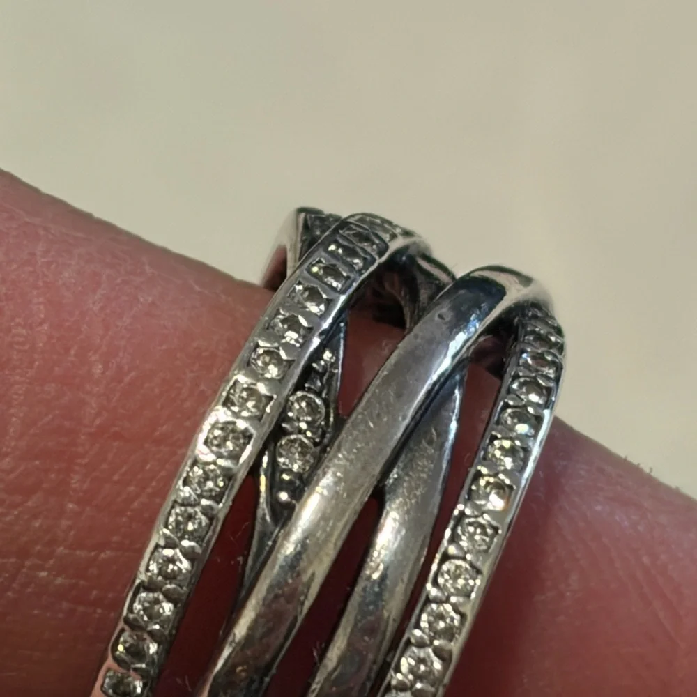 Pandora Entwined Ring SZ 7-1/2 - Picture 8 of 13